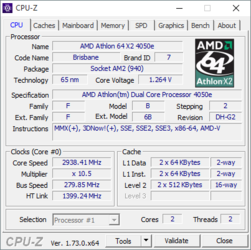 AMD Athlon 64 X2 4050e OC | Overclockers Forums