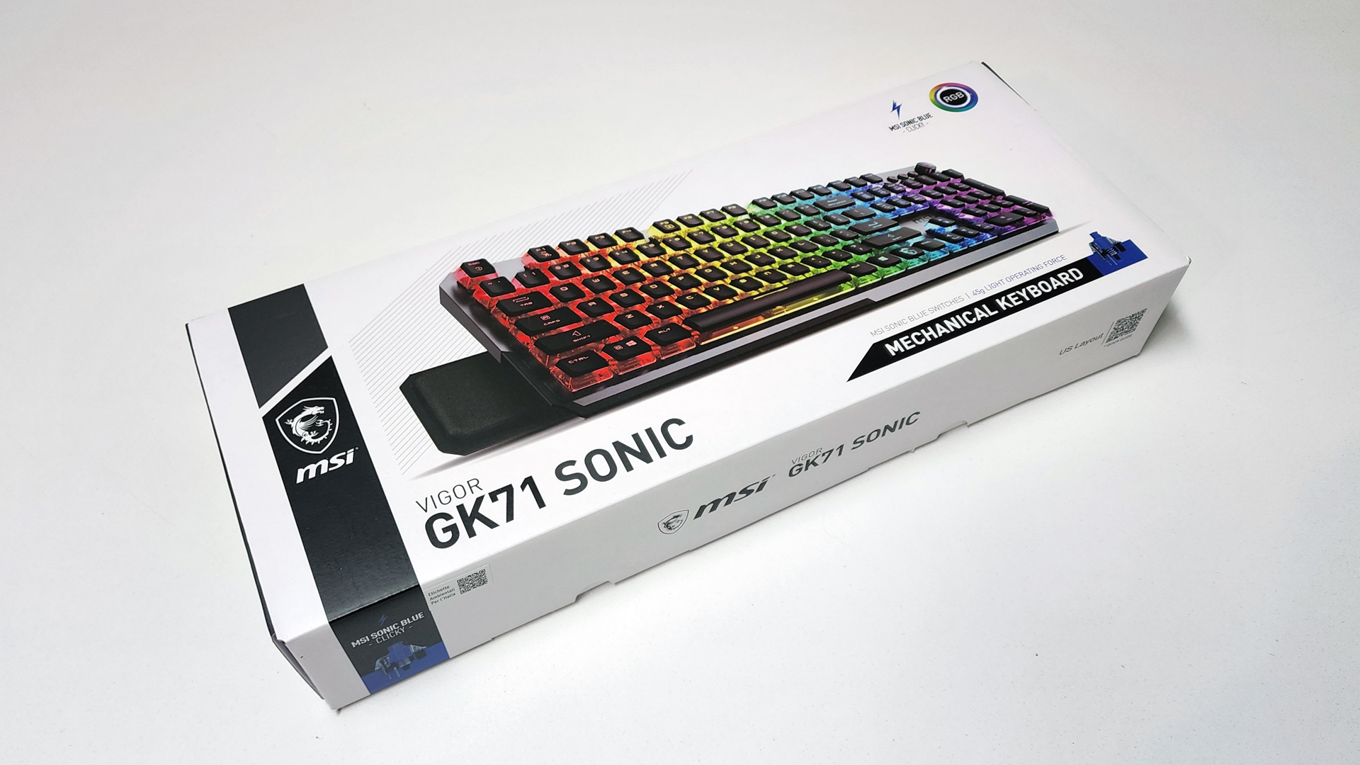 MSI Vigor GK71 Sonic Mechanical Keyboard Review - Overclockers